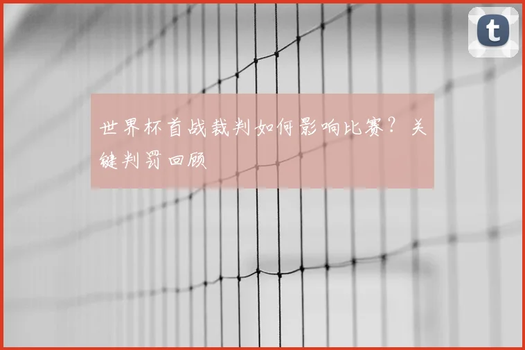 世界杯首战裁判如何影响比赛？关键判罚回顾